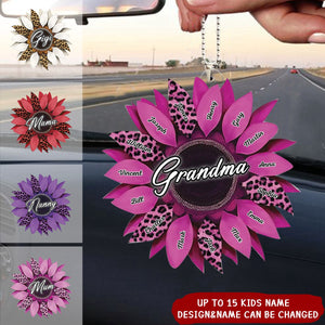 Personalized Family Sunflower Acrylic Ornament