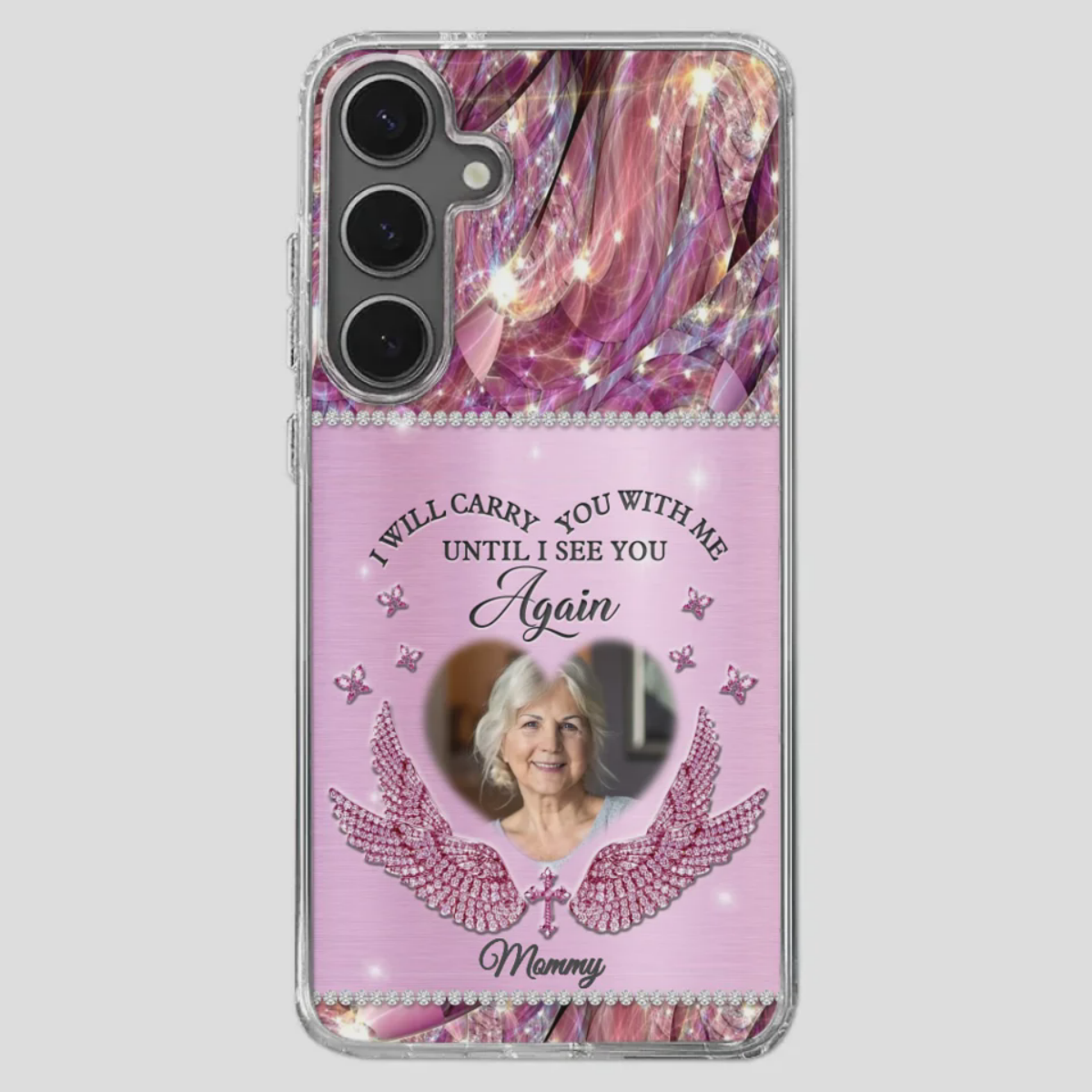 Custom Photo I Will Always Carry Mom With Me - Memorial Personalized Phone Case