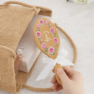 Custom Hair Brush - Personalized Best Friend Birthday Gifts For Women, Besties, Sisters, BFF - Besties Always Stick Together