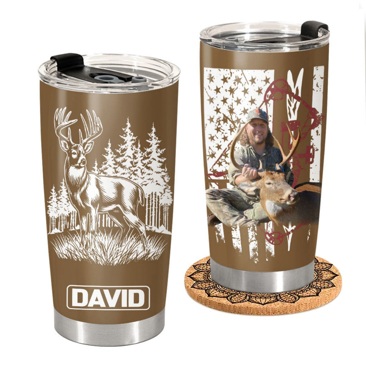 Personalized Hunting Tumbler Gifts for Hunter