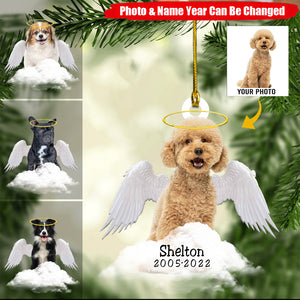 Personalized In Loving Memory Wings Ornament Gift For Pet Lover