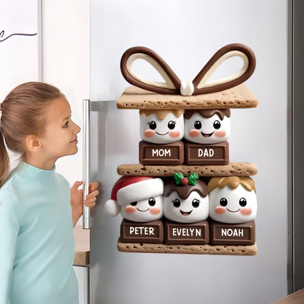 Happy Smores - Personalized Custom Decal - Gifts For Family, Friends, Coworkers