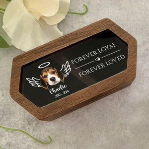 Personalized Custom Photo Memorial Pet Fur Acrylic Keepsake