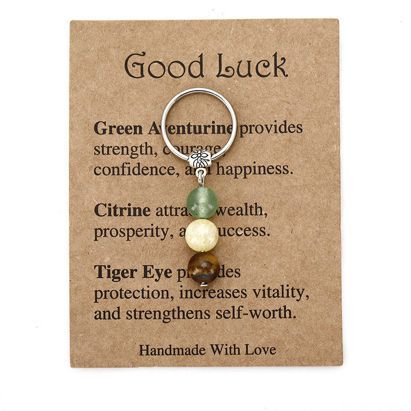 Crystal keychain,Healing crystals,Sad, A new beginning,Love yourself, Good luck with that,Success,Crystal gift