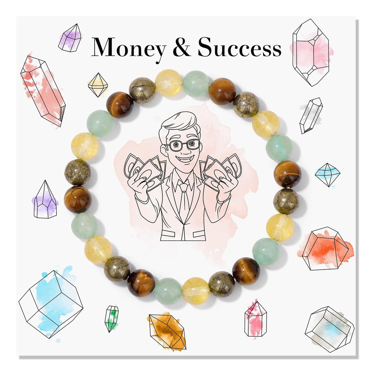 New Beginnings - Natural Stone Healing Encourage Bracelet