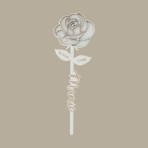 Personalized Double layer Eternal Wooden Flowers For Family