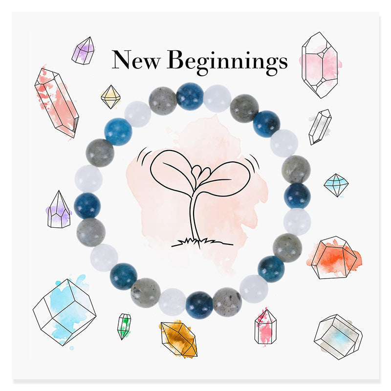 New Beginnings - Natural Stone Healing Encourage Bracelet