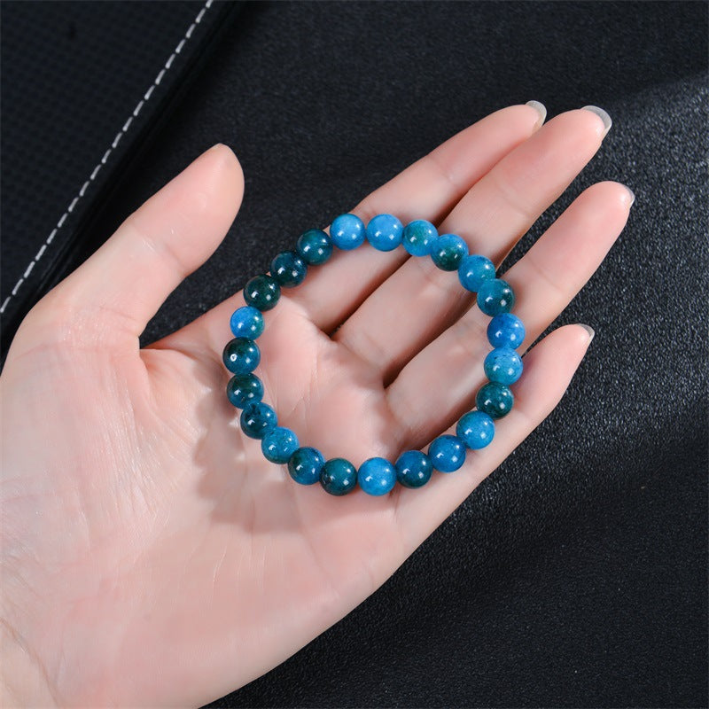 Natural Stone Agate Crystal Beaded Bracelet, Tiger Eye Stone Bracelet