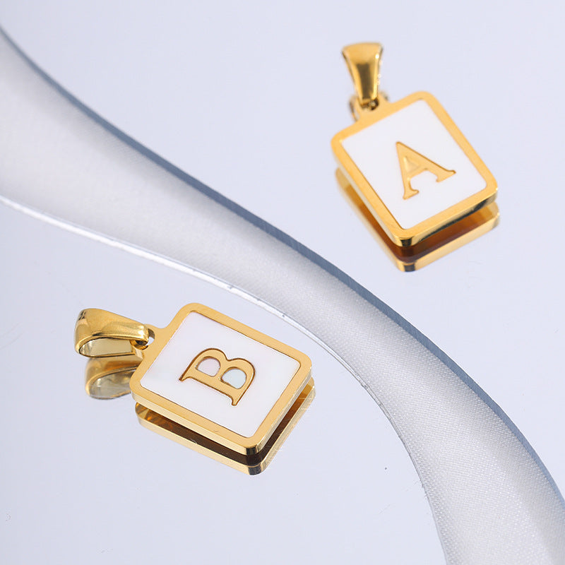 Personalized Initial Birthstone Necklace For Woman