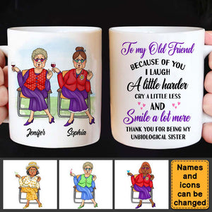 Personalized Gift for Friends Smile A Lot More Mug