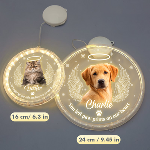 Personalized Led Acrylic Ornament  Memorial Gift For Pet Lovers
