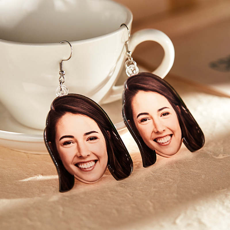 Personalized Pet Earrings Gift for Dog Mom