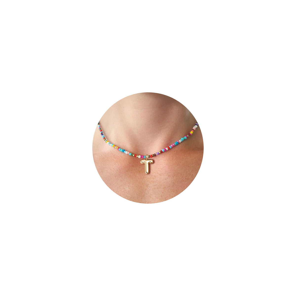 The Colorful Letter Necklace