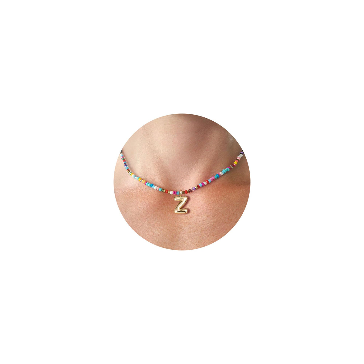 The Colorful Letter Necklace