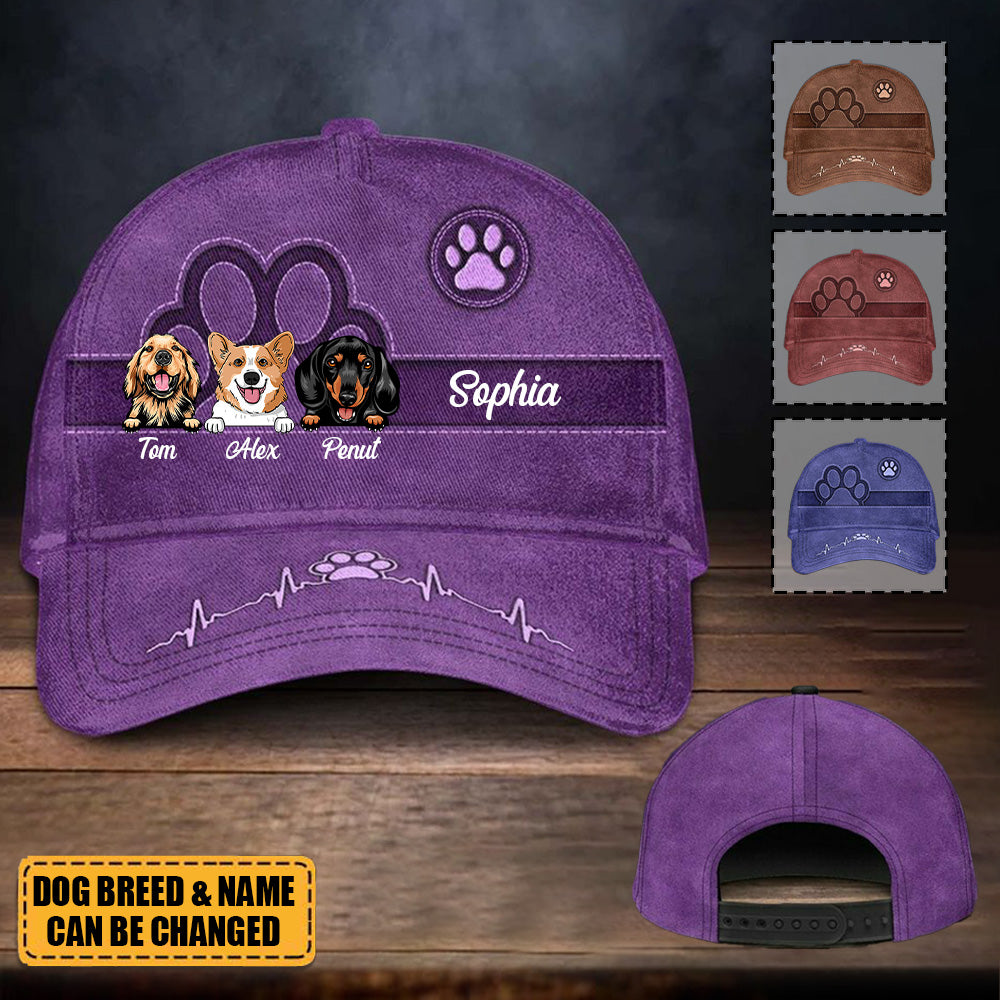 Dog Personalized Classic Cap, Personalized Gift For Pet Lovers