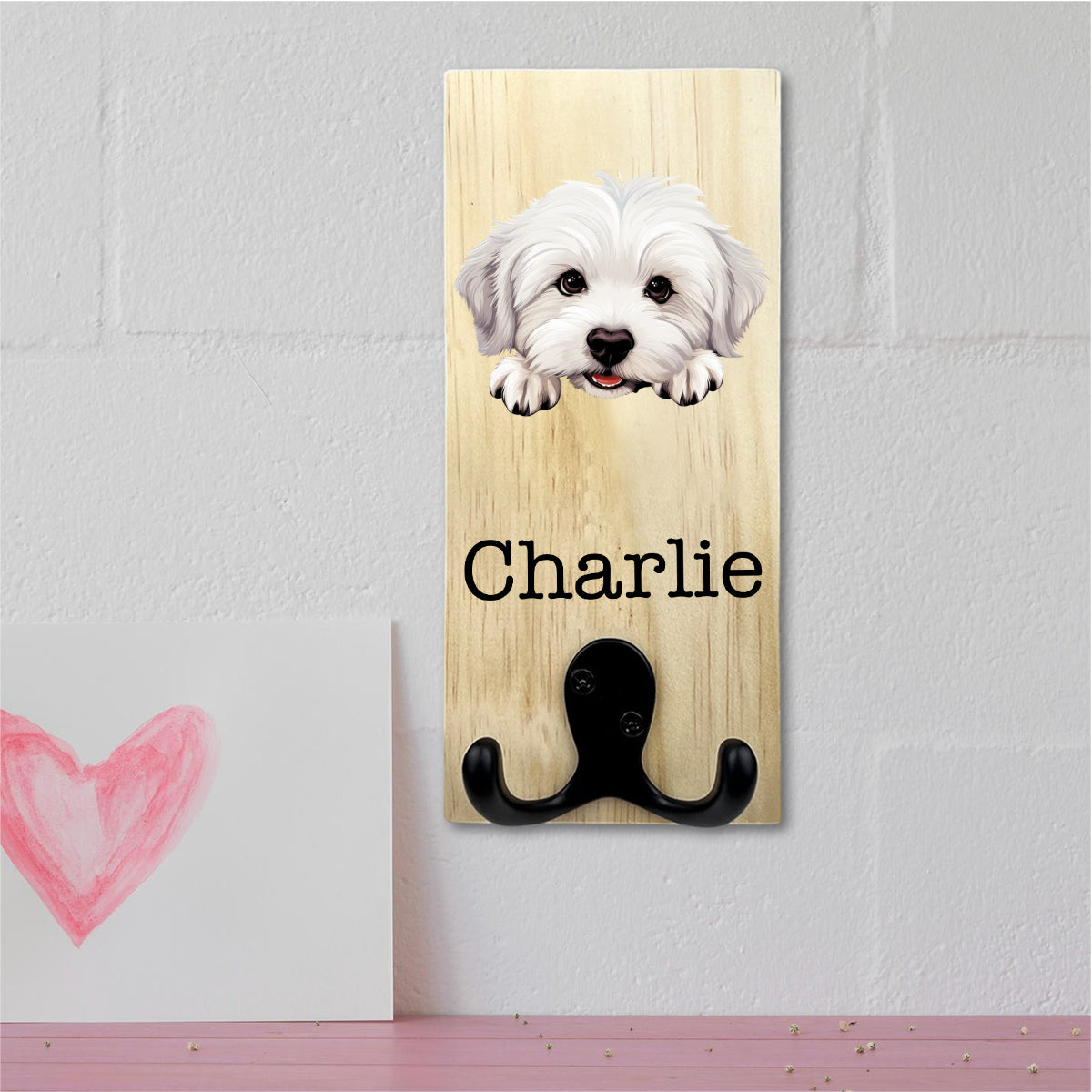 Personalised Dog Lead Hook Hanger, Dog Gift, Pet Presant