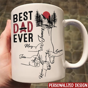 Best Dad Ever Personalized Mug - Gift for Daddy