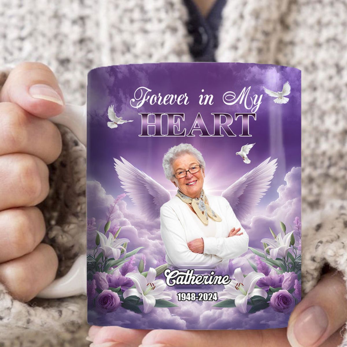 In Loving Memory Of The One You Loved Personalized Memorial Mug