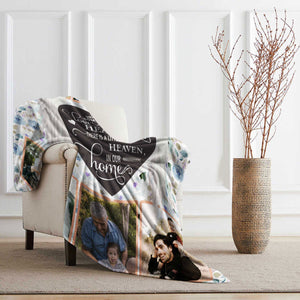 Personalized Memory Photo Collage Blanket Unique Sympathy Gifts, In Loving Memory