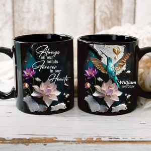 Personalized Memorial Gift Humming Bird Mug