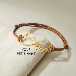 Personalized Pet Memorial Bracelet Pet Loss Gift