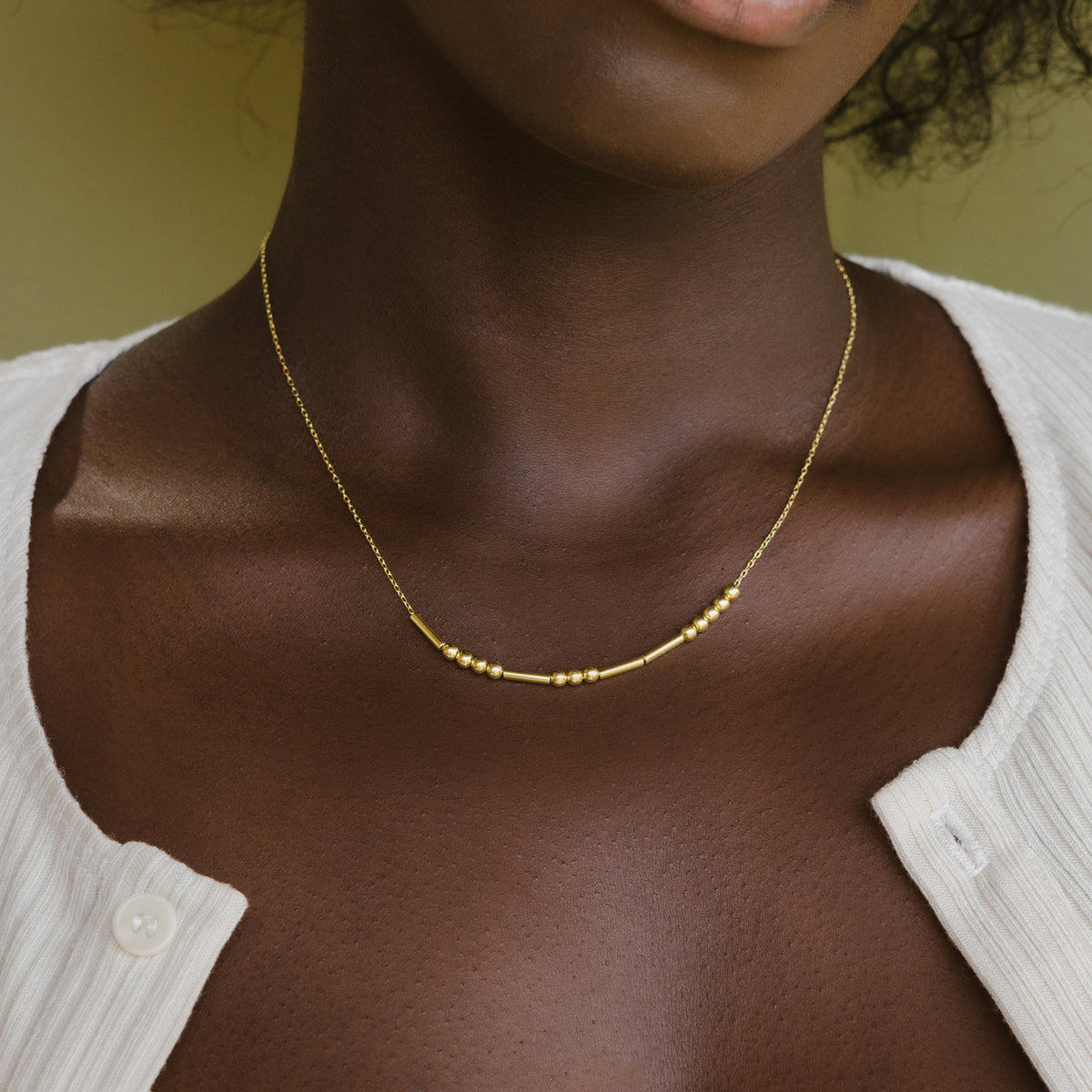 Personalized Morse Code Necklace With Name Or Hidden Message
