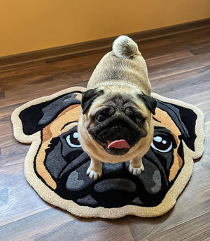 Personalized Pet Shaped Rug Gift For Pet Lovers