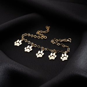 Personalized Gift For Pet Lovers Paw Bracelet