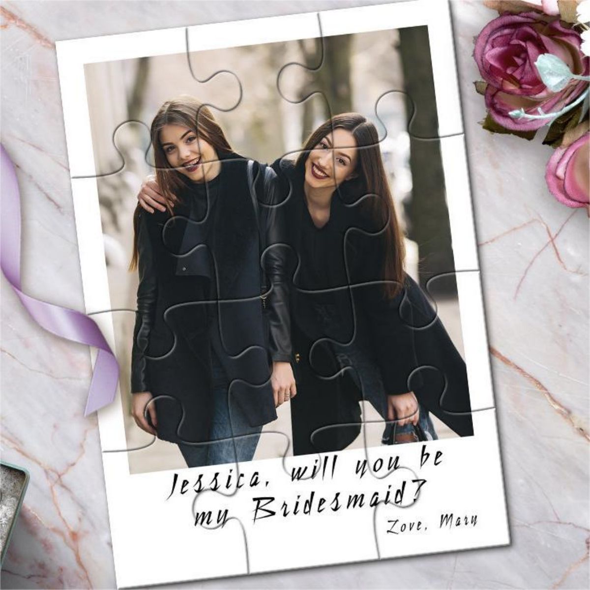 Personalized Photo Puzzle Gift For Family