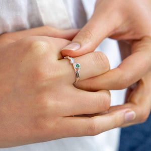 Personalized Birthstone Ring