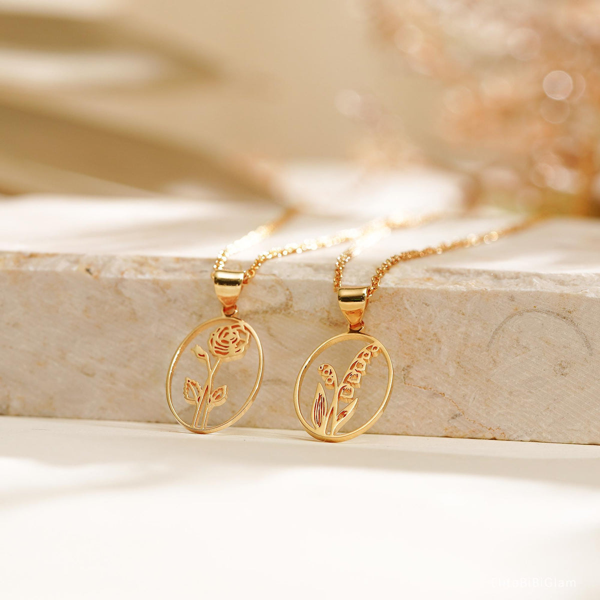 Personalized Birthflower Necklace