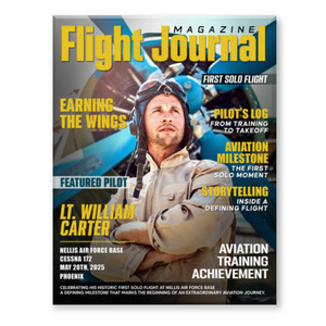 Personalized Flight Journal Magazine Cover Canvas, Gift For Pilot, Aviation Gift, Unique Gift For Aviation Lovers