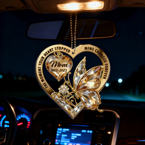The Moment My Heart Changed Forever - Personalized Ornament