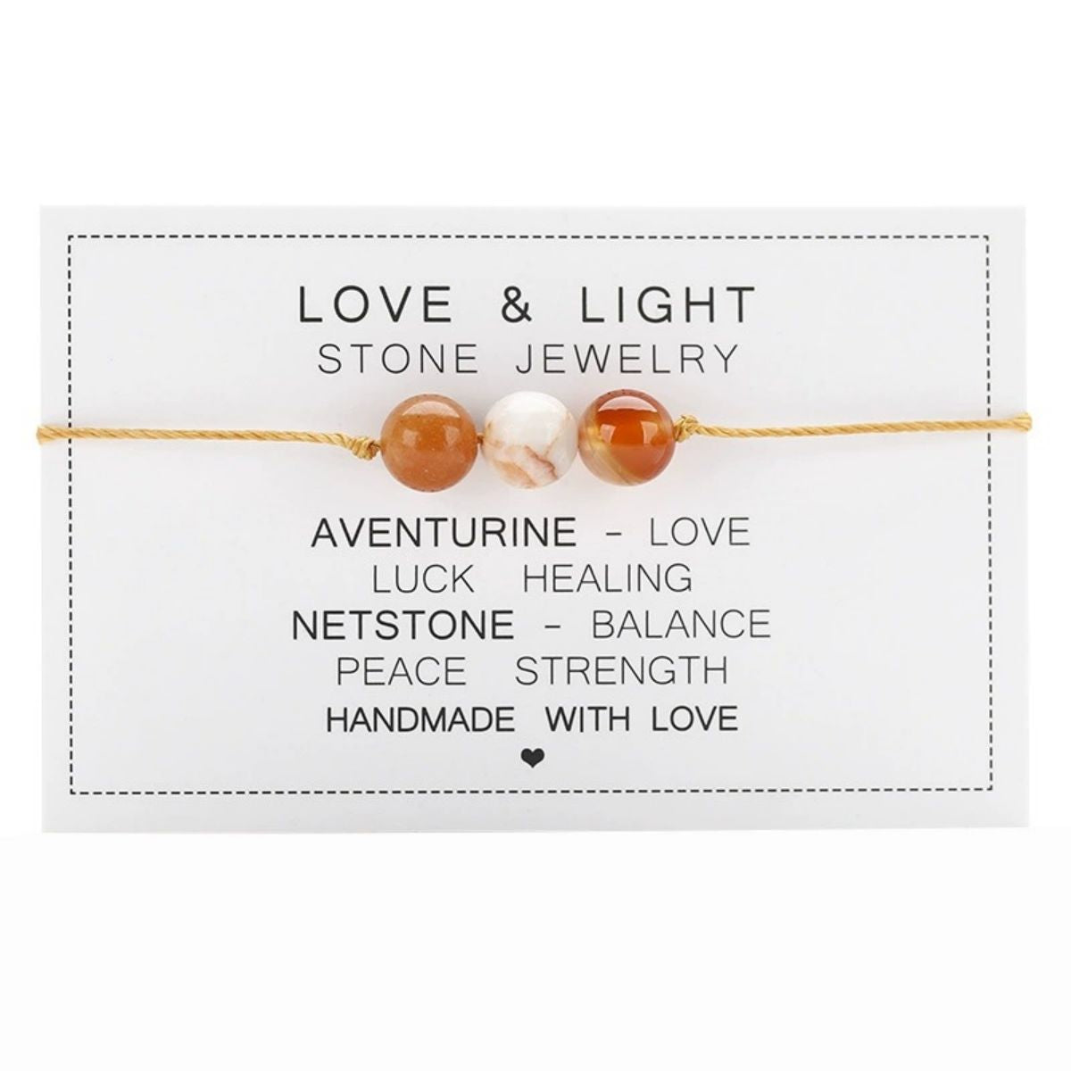 Crystal Bracelet - Real Crystal Jewellery - String Crystal Bracelet - Energy Bracelet
