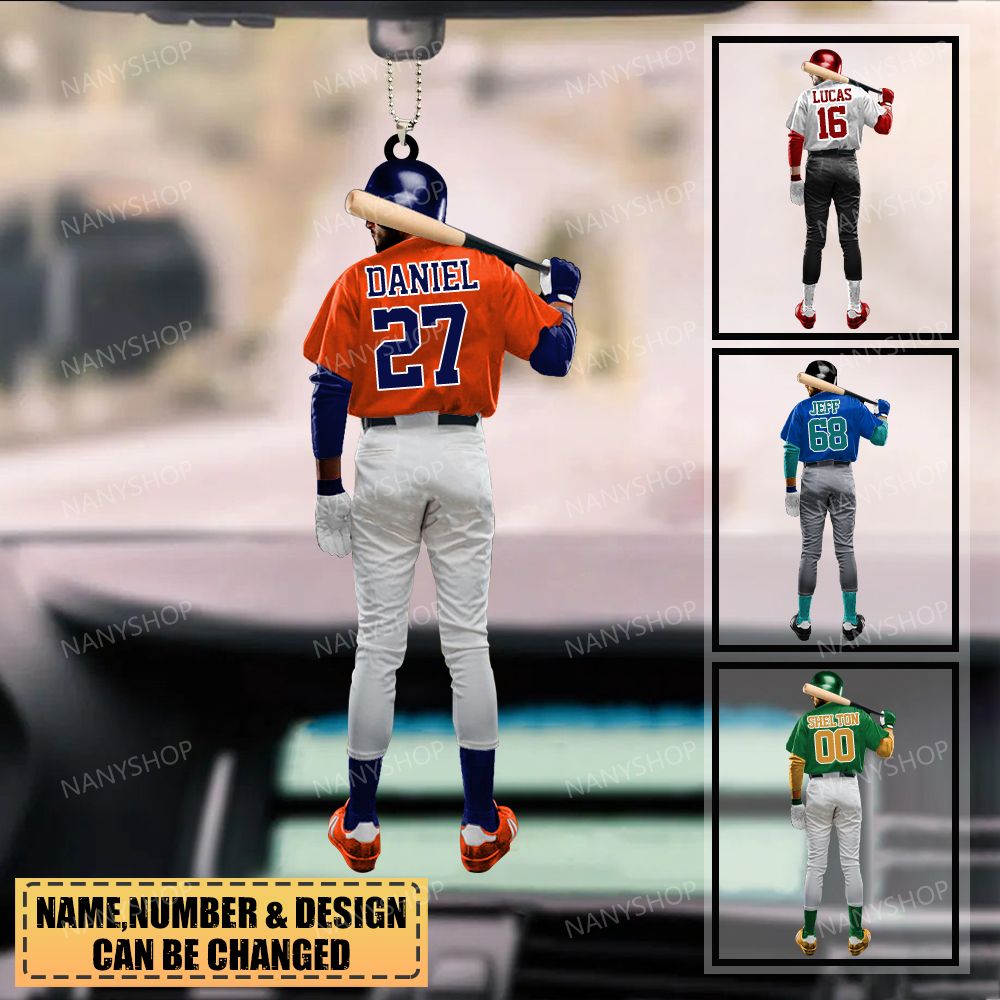 Personalized Gift for Baseball Lovers Ornament