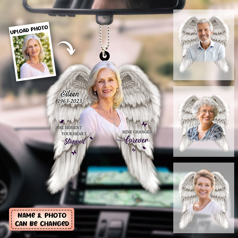 Personalized Wings In Memory Of Loved Ones Ornament