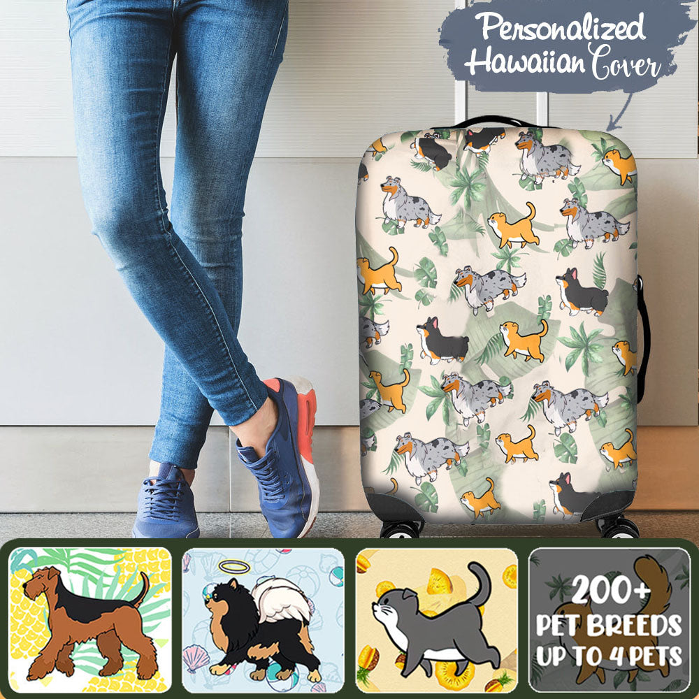 Dog & Cat Sunshine Luggage covers-Personalized Custom Luggage covers
