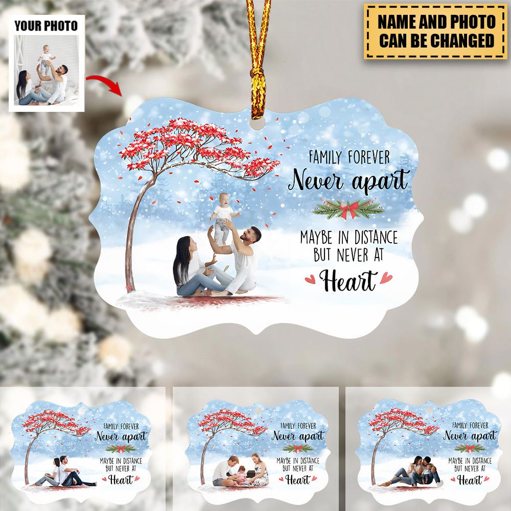 Upload Your Family Photo - Christmas - There is no greater gift than the love shared by a Family-Personalized Ornament