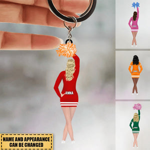 Personalized cheerleaders Acrylic Keychain For cheerleaders