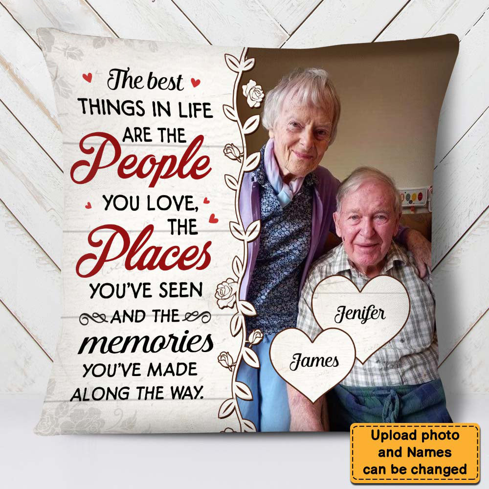 Personalized Gift For Couple The Thing In Life Pillow