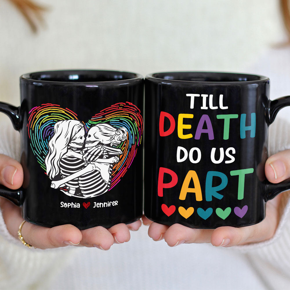 Till Death Do Us Part- Gift For Couple-Personalized Mug