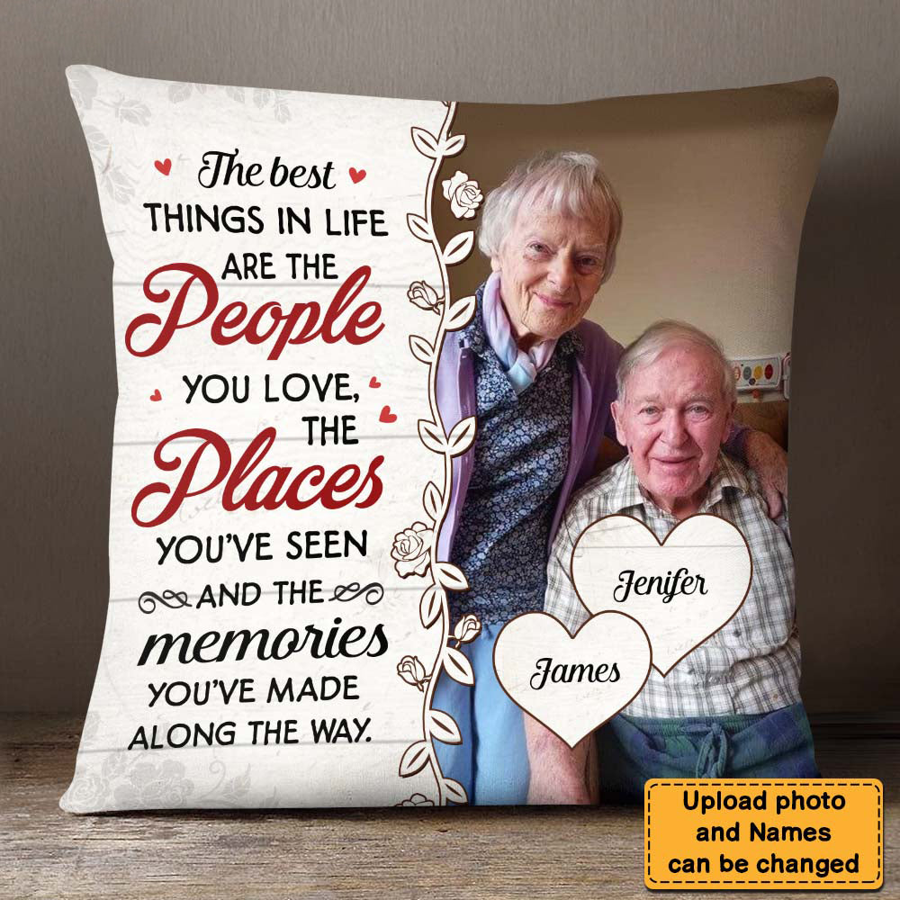 Personalized Gift For Couple The Thing In Life Pillow