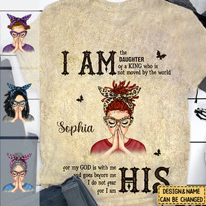 Personalized God Woman Warrior I Am The Daughter Of The King Do Not Fear Beacause I Am His 3D T-shirt