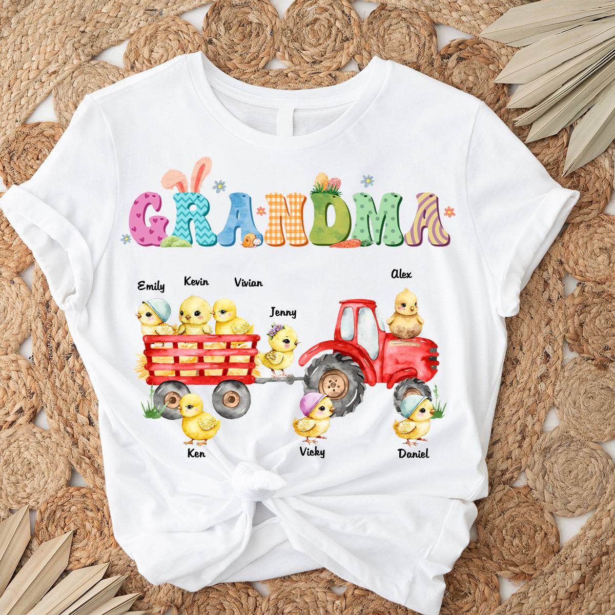 Personalized Gift for Grandma Pure cotton T-shirt
