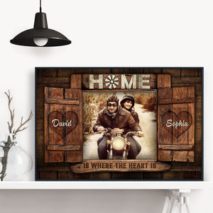 Home is Where The Heart is Personalized Canvas Print