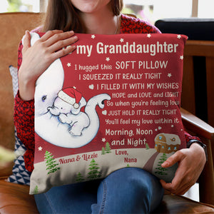 I Hugged This Soft Pillow - Personalized Pillow