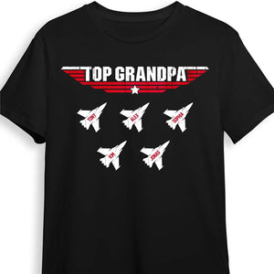 Personalized Gift Top Grandpa Father's Day T-Shirt