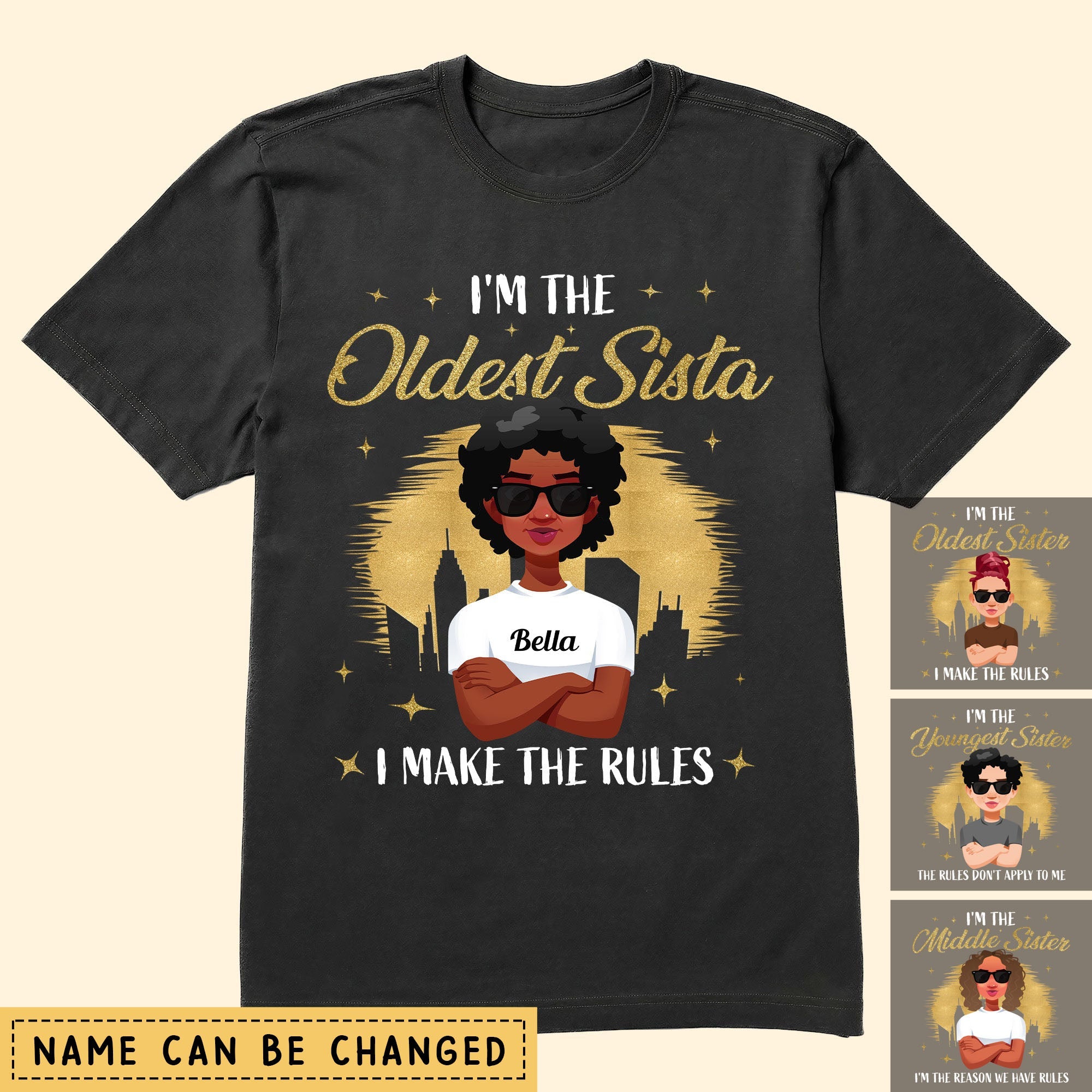 Personalized I'm The Sister - Sister  Shirt