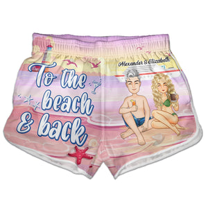 You And Me Together For Shore - Gift For Couples, Spouse, Lover, Husband, Wife, Boyfriend, Girlfriend - Personalized Couple Beach Shorts