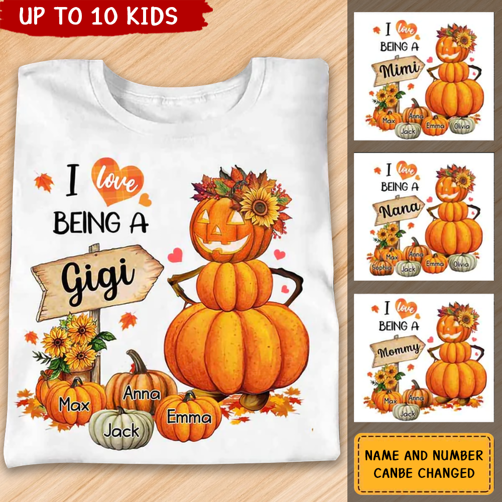 Fall Grandma Pumpkin Shirt - Hoodie - Sweatshirt